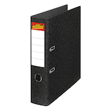 Artikelbild 1 für office discount Ordner schwarz marmoriert Karton 7,5 cm DIN A4, Artikelnummer 401950