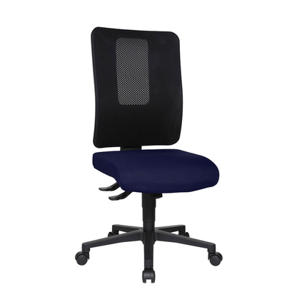 Artikelbild für Topstar Bürostuhl Open X (N), OX1000 G280 Stoff blau, Gestell schwarz, Artikelnummer 683831