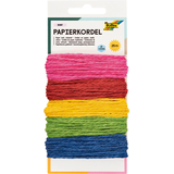 Artikelbild 1 für folia Kordel Papier farbig rauh pink, rot, gelb, grün, blau; 3,0 mm x 5x 5,0 m, Artikelnummer 479301
