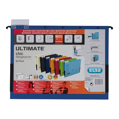 Artikelbild 4 für 5 ELBA Hängetaschen chic ULTIMATE dunkelblau, Artikelnummer 602193