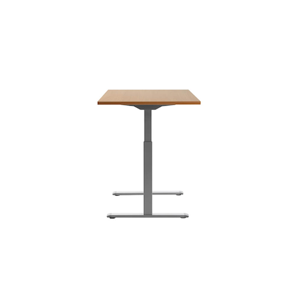 Artikelbild 5 für Topstar E-Table elektrisch höhenverstellbarer Schreibtisch buche rechteckig, T-Fuß-Gestell grau 120,0 x 80,0 cm, Artikelnummer 501027