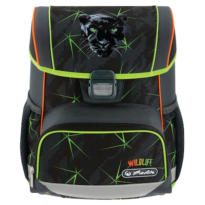 Artikelbild 2 für herlitz Schulranzen-Set Loop Plus Wild Life Kunstfaser grau, Artikelnummer 271488