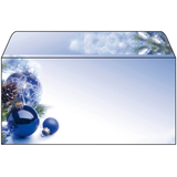 Artikelbild 1 für 50 SIGEL Weihnachtsbriefumschläge Blue Harmony DIN lang ohne Fenster, Artikelnummer 322818