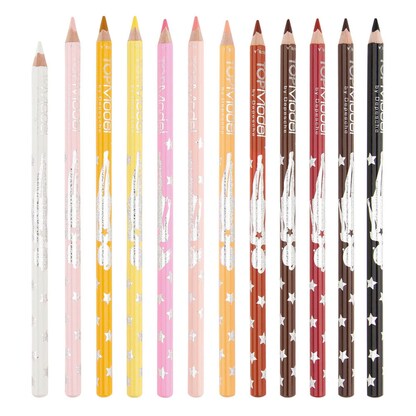 Artikelbild 3 für DEPESCHE TOPModel Haut- und Haartöne Buntstifte farbsortiert, 12 St., Artikelnummer 932911