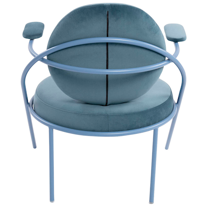 Artikelbild 4 für meet powered by PAPERFLOW Sessel SATURNE blau Stoff, 1 St., Artikelnummer 231496