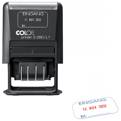 Artikelbild 16 für COLOP Datumstempel mit Text 