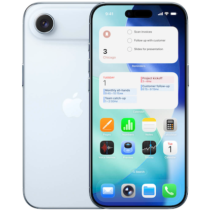 Artikelbild 2 für Apple iPhone Air himmelblau 256 GB, Artikelnummer 709259