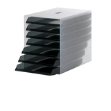 Artikelbild 1 für DURABLE Schubladenbox IDEALBOX dunkelgrau 1712000050, DIN A4 mit 7 Schubladen, Artikelnummer 535613