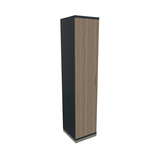 Artikelbild 1 für fm Aktenschrank Sidney, 4260429764921 lavagrau, eiche 4 Fachböden 40,0 x 44,2 x 186,9 cm, Artikelnummer 411961