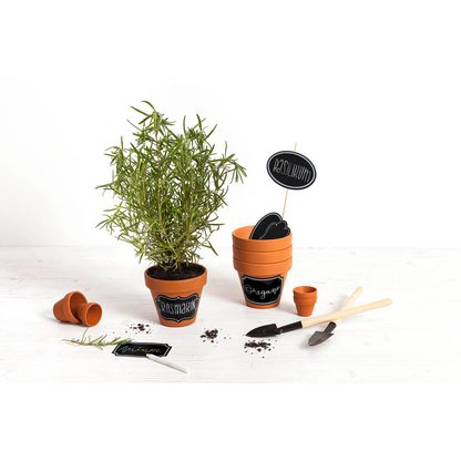 Artikelbild 4 für folia Tafelfolie selbstklebend Tafelfolien Etiketten inkl. Specksteinstift, 6 St., Artikelnummer 963285