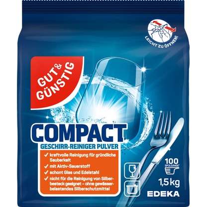 Artikelbild 13 für GUT&GÜNSTIG COMPACT Geschirrspülpulver 1,5 kg, Artikelnummer 991303
