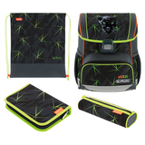 Artikelbild 1 für herlitz Schulranzen-Set Loop Plus Wild Life Kunstfaser grau, Artikelnummer 271488