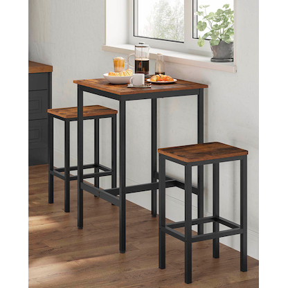 Artikelbild 2 für VASAGLE Stehtisch braun 60,0 x 60,0 x 92,0 cm, Artikelnummer 289656