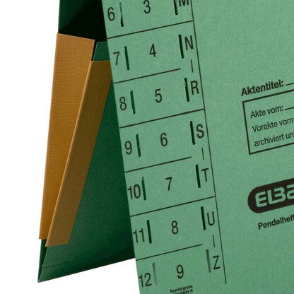Artikelbild 8 für ELBA Pendelhefter Karton grün 1 x Amtsheftung, Artikelnummer 332716