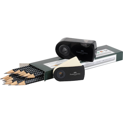 Artikelbild 18 für FABER-CASTELL Grip 2001 Bleistifte B schwarz, 1 Set, Artikelnummer 443487