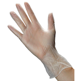 Artikelbild 1 für Meditrade® unisex Einmalhandschuhe Vinyl 2000 PF transparent Größe M, 100 St., Artikelnummer 241903