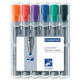 Artikelbild 1 für STAEDTLER Lumocolor Flipchart-Marker farbsortiert 2,0 - 5,0 mm, 6 St., Artikelnummer 521914