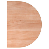 Artikelbild 1 für HAMMERBACHER Anbautisch höhenverstellbar JA60 nussbaum, silber halbrund 60,0 x 80,0 x 65,5 - 82,5 cm, Artikelnummer 863858