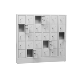 Artikelbild 1 für Gürkan Schließfachschrank lichtgrau 111956, 30 Schließfächer 119,0 x 15,0 x 110,0 cm, Artikelnummer 561098