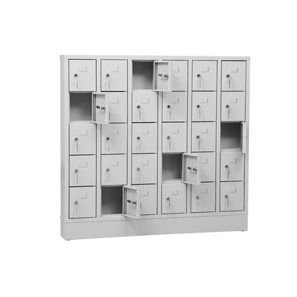 Artikelbild 12 für Gürkan Schließfachschrank lichtgrau 111956, 30 Schließfächer 119,0 x 15,0 x 110,0 cm, Artikelnummer 561098