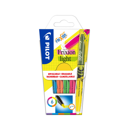 Artikelbild für PILOT FriXion light Textmarker farbsortiert, 6 St., Artikelnummer 444733