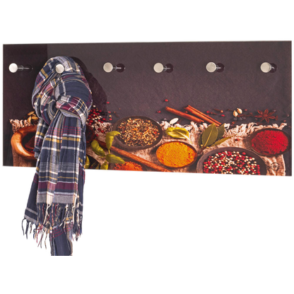 Artikelbild 2 für HAKU Möbel Wandgarderobe 17988 Motiv Metall 6 Haken 70,0 x 30,0 cm, Artikelnummer 551517