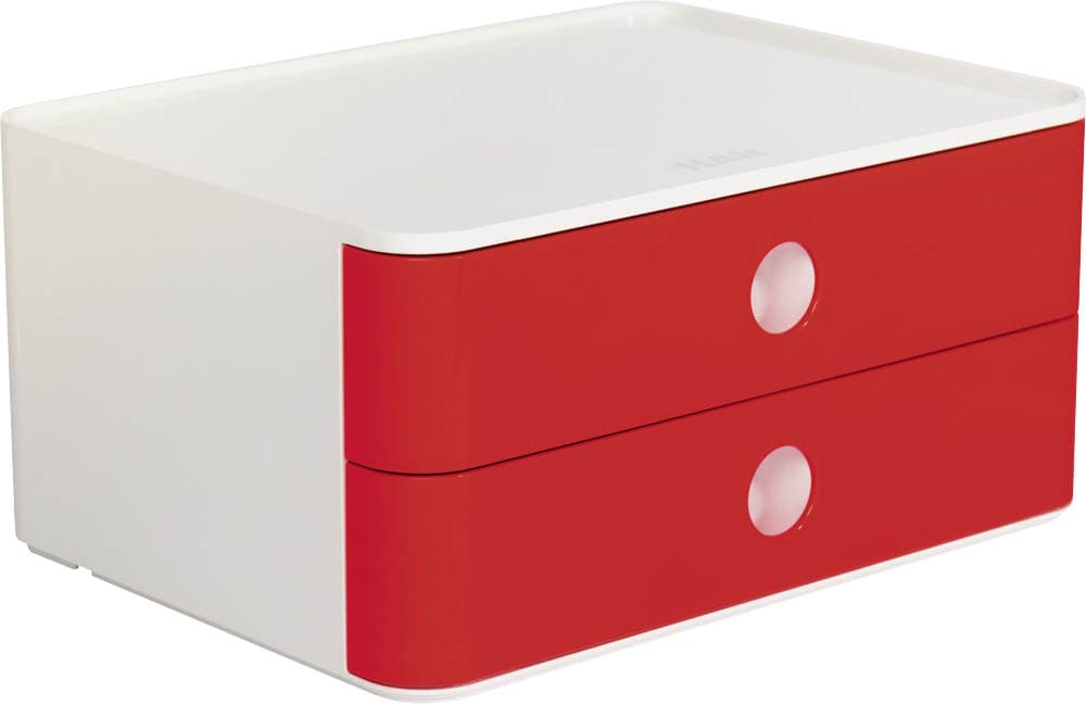 HAN Schubladenbox Smart Box ALLISON rot 1120-17D, DIN A5 mit 2 ...