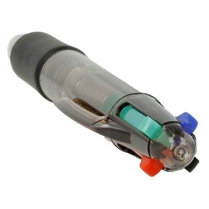 Artikelbild 3 für WESTCOTT 4-Farben-Kugelschreiber VARIETY beige, Schreibfarbe: schwarz, blau, rot, grün, 1 St., Artikelnummer 333538