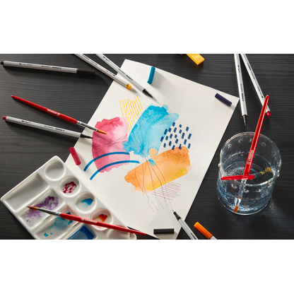 Artikelbild 6 für STABILO ARTY BLACK Filzstifte schwarz, 5 St., Artikelnummer 363709