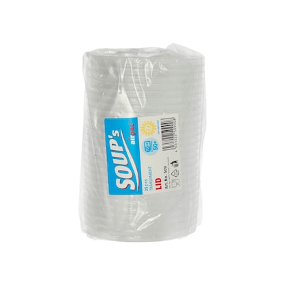 Artikelbild 2 für 25 PROPAC Deckel für Mehrweg-Suppenbecher Ø 11,5 cm, Artikelnummer 889002