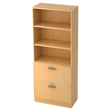 Artikelbild 1 für HAMMERBACHER Regalschrank 7300 SG, V7300/3/3/SG ahorn 80,0 x 42,0 x 200,4 cm, Artikelnummer 860332
