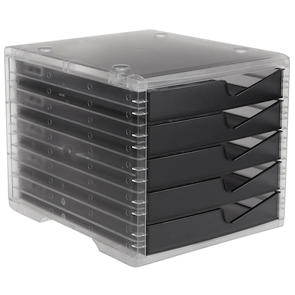 Artikelbild für styro Schubladenbox styroswingbox light anthrazit 275-8430.924, DIN A4 mit 5 Schubladen, Artikelnummer 821742