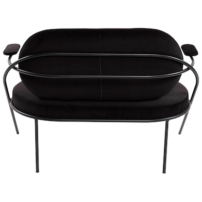 Artikelbild 4 für meet powered by PAPERFLOW 2-Sitzer Sofa SATURNE schwarz Stoff, 1 St., Artikelnummer 231146