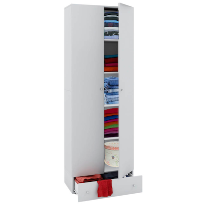 Artikelbild 4 für VCM my office Aktenschrank Vandol, 912196 weiß 4 Fachböden 70,0 x 40,0 x 198,0 cm, Artikelnummer 348314