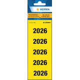 Artikelbild 1 für 100 HERMA Inhaltsschilder 2026 gelb, Artikelnummer 500346