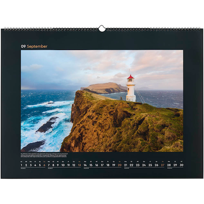 Artikelbild 10 für KUNTH Monats-Wandkalender Leuchttürme 2026, Artikelnummer 575919