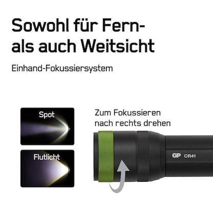 Artikelbild 4 für GP CR41 LED Taschenlampe schwarz 13,5 cm, Artikelnummer 302747