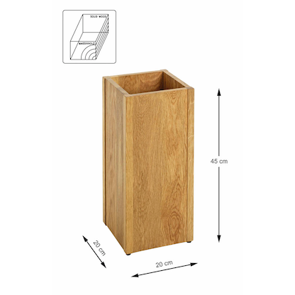 Artikelbild 2 für HAKU Möbel Schirmständer 54349 eiche, Holz, Artikelnummer 340329