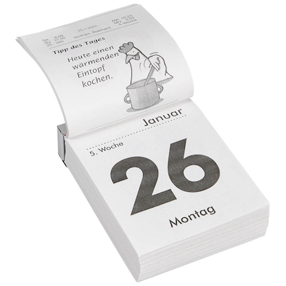 Artikelbild 5 für herlitz Abreißkalender Größe 5 2026, Artikelnummer 549289