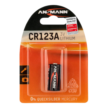 Artikelbild für ANSMANN Batterie CR123A Fotobatterie 3,0 V, Artikelnummer 401923