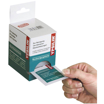 Artikelbild für Holthaus Medical Wundreinigungstücher YPSILIN® 35040 weiß 14,0 x 19,0 cm, 40 St., Artikelnummer 178061