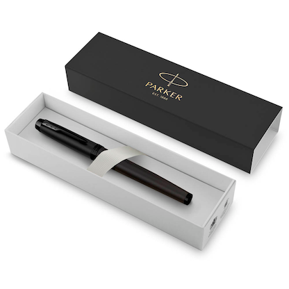 Artikelbild 2 für PARKER IM Achromatic Patronenfüller mattschwarz M (mittel), Artikelnummer 276111