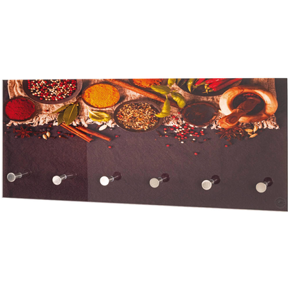 Artikelbild 3 für HAKU Möbel Wandgarderobe 17988 Motiv Metall 6 Haken 70,0 x 30,0 cm, Artikelnummer 551517