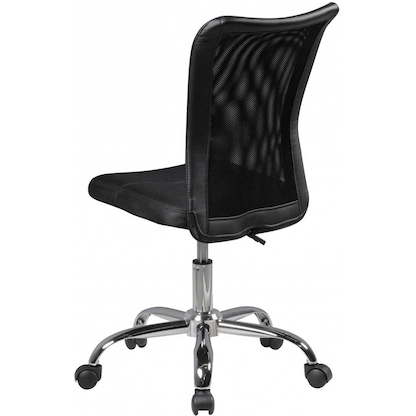 Artikelbild 4 für AMSTYLE Kinderdrehstuhl, SPM1.313 Stoff schwarz, Gestell silber, Artikelnummer 905374