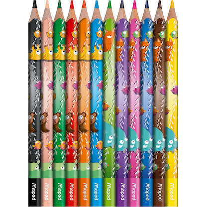 Artikelbild 19 für maped JUNGLE fever Buntstifte farbsortiert, 12 St., Artikelnummer 260437