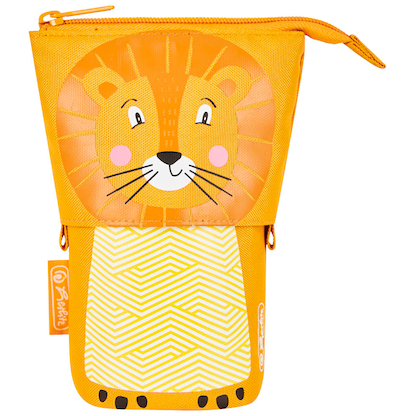 Artikelbild 2 für herlitz Stiftehalter Lion gelb Kunststoff 14,0 x 7,5 x 18,5 cm, Artikelnummer 556239