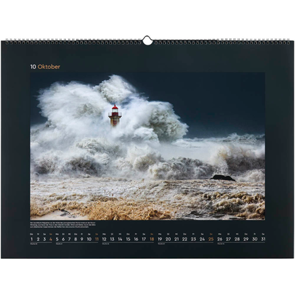 Artikelbild 11 für KUNTH Monats-Wandkalender Leuchttürme 2026, Artikelnummer 575919