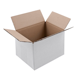 Artikelbild 1 für 20 Nestler Wellpapp-Faltkartons 1-wellig weiß 21,0 x 15,0 x 13,7 cm Außenmaß, Artikelnummer 596858