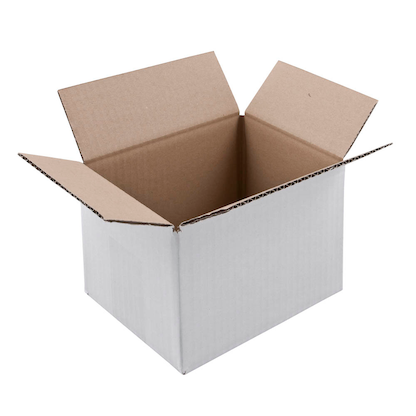 Artikelbild für 20 Nestler Wellpapp-Faltkartons 1-wellig weiß 21,0 x 15,0 x 13,7 cm Außenmaß, Artikelnummer 596858