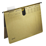 Artikelbild 1 für 25 LEITZ Hängehefter ALPHA 1912 Karton naturbraun 1 x kaufmännische Heftung, Artikelnummer 664722